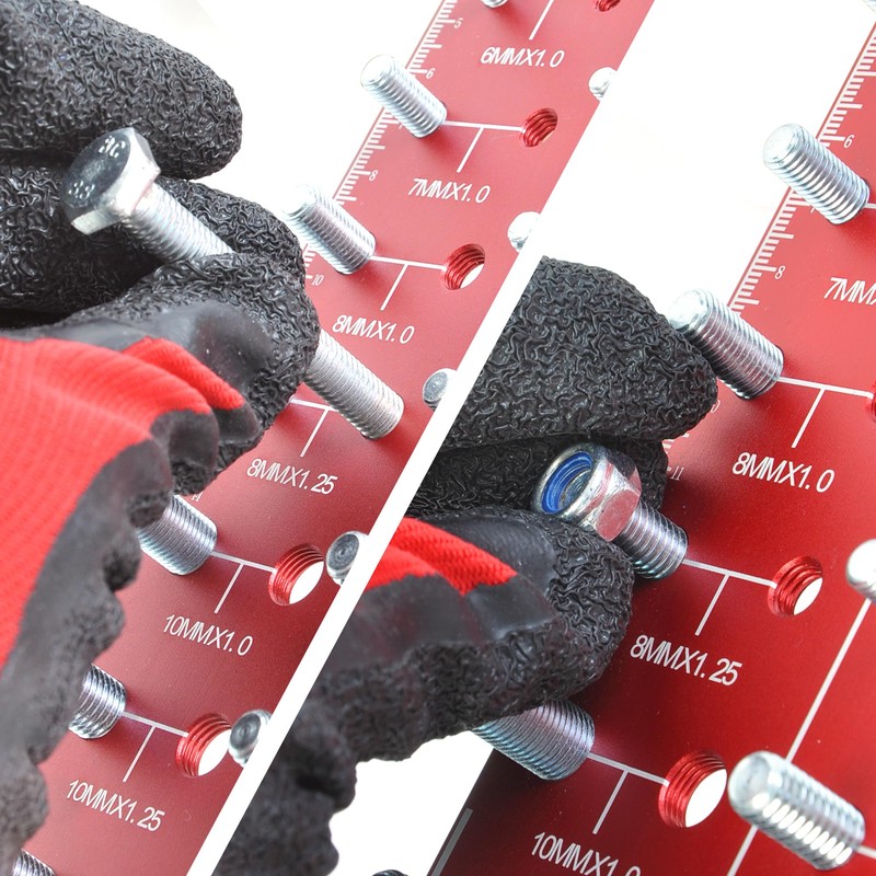 WINMAX TOOLS AUTOMOTIVE 28 PCS Thread Checker, Nut and Bolt