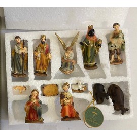 Paben Complete Nativity Scene Collection - 7cm Figures - 11 Resin Designs