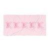 Pink Bow Oversized Beach Towel - size: 36" × 72"