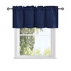 DWCN Valance Curtains for Living Room, Navy Valances for Small