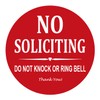 No Soliciting Sign Metal Do Not Disturb Sign for House