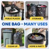 PLASTIC PRINCE 55-60 Gallon Garbage Bags High Density Black 38"