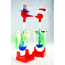 C&H Solutions American Style and Santa Claus Drinking Birds