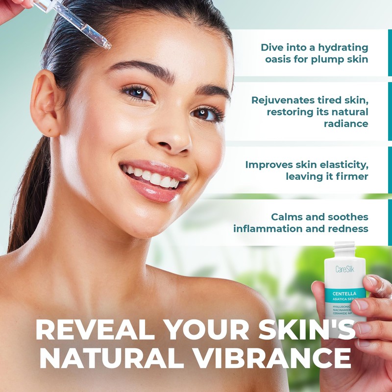 Centella Asiatica Face Serum - Natural Calming & Protecting Moisturizer