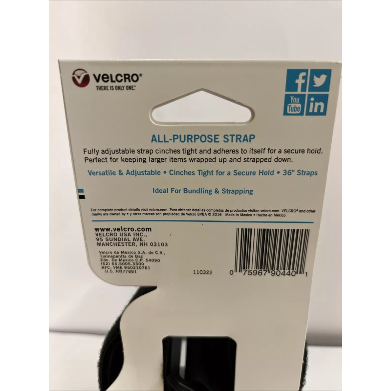 VELCRO 3 ft. x 2 in. Velstrap Straps (2-Pack)