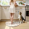 KIMODE Kitchen Mats for Floor Anti Fatigue, 18"x28" Half Round