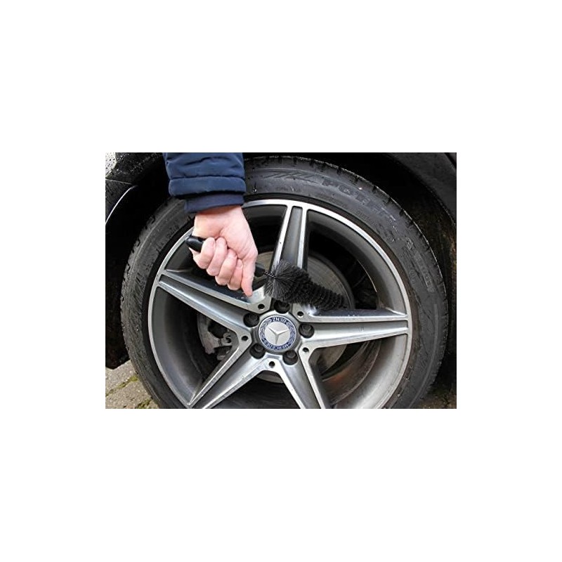 Vikan 525052 Alloy Wheel Brush. Soft Natural Filaments Chemical Resistant