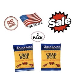Zatarains Zatarain's Shrimp & Crab Boil Bag pack 1,2,3,5b fast shepping - pack 3
