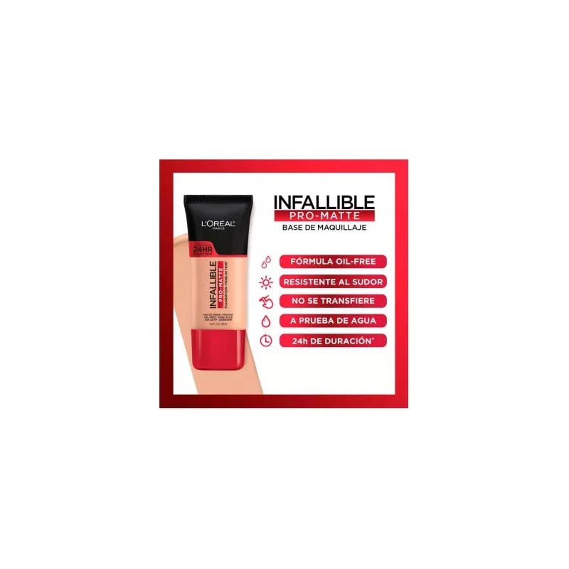 L'Oréal Base De Maquillaje L'oréal Paris Infallible Tono Claro 2pzas