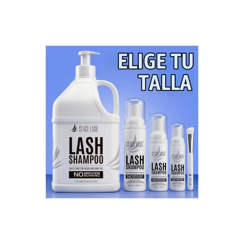 Stacy Lash Shampoo de Pestañas 50 ml con Cepillo -