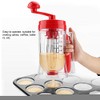 Hand-held Manual Pancake Cupcake Batter Mixer Dispenser Blender Machine Baking