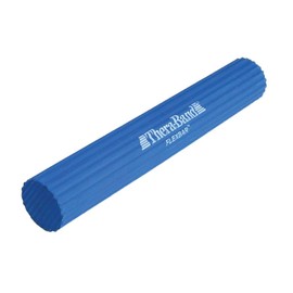 TheraBand FlexBar, Tennis Elbow Therapy Bar, Relieve Tendonitis Pain & Improve Grip Strength, Resistance Bar (Blue)