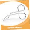 IWOWHERO Stylish Eyebrow Clipper Slanted Tip Stainless Steel Tweezers for