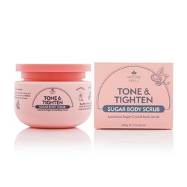 Nature Spell Tone & Tighten Sugar Crystal Body Scrub - Exfoliating Body Scrub
