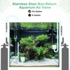 M METERXITY Aquarium Check Valves 1 Way Non-Return Stainless Steel