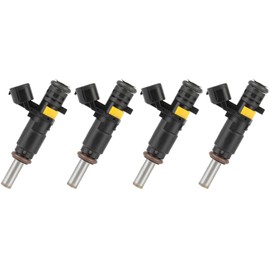 FJ1111 Injectors ANGLEWIDE 13537528176 Fuel Injectors Set fit for 2013 2015 for Mini Cooper 1.6L, 2011 2012 2013 2014 2015 2016 for Mini Cooper Countryman 1.6L, 8 Holes 4Pcs