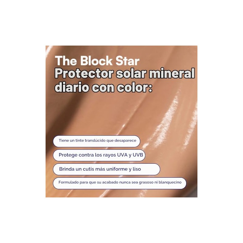 Bliss Block Star Spf 30 Protector Solar Tintado Diario Invisible