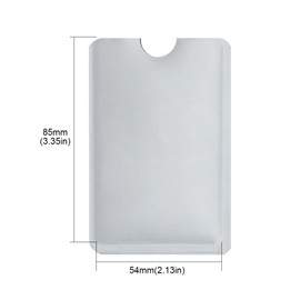 Owfeel Pack of 15 RFID Blocking Secure Credit Card Holder Id Card Anti Theft WaterProof Protector Secure Holder