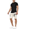 Indicode Men's Jaramillo Cargo Shorts with 6 Pockets, 100% Cotton,
