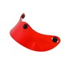 Marushin 52410003 Motorcycle Helmet Option, Universal Wave Visor, Clear Red