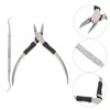 VICASKY 1 set Stainless Steel Nail Scissors Professional Cuticle Remover