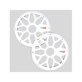 CERWIN Vega SM65FWW 6.5″ Flush Mount Speaker Steel Grill with Powder Coating White (Pair)