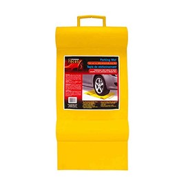 Focus Auto Rubber Garage Parking Mat, 27 inches, Yellow