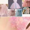 6cm*10 Yards Flower Lace Trim, Embroidered Lace Fabric, Flower Tulle
