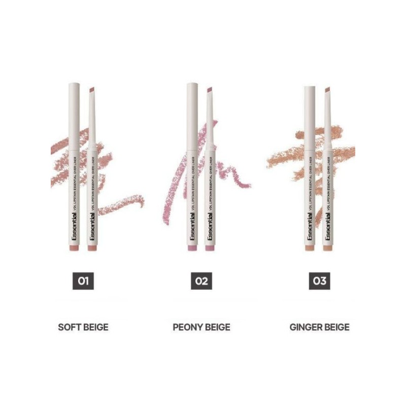 VDL Lipstain Essential Over Liner 3.5g, Color:03 Ginger Beige