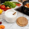 Lc.Courage Salt and Pepper Spice Cellar, Marble Container for Coffee,