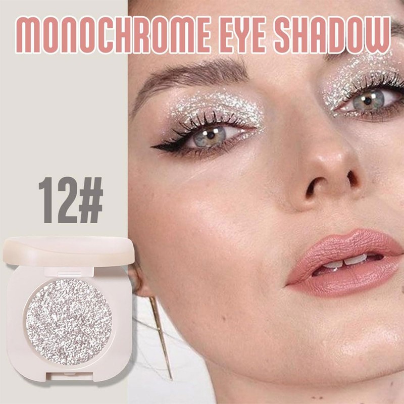 BelleVive Glitter Eyeshadow, Light Eyeshadow, Pressed Glitter Eyeshadow, Glitter Matte