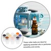 KOMBIUDA 10pcs Essential Oil Roller Bottles with Natural Jade Stone