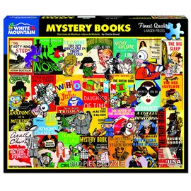 White Mountain Puzzles Mystery Books - 1000 Piece Jigsaw Puzzle