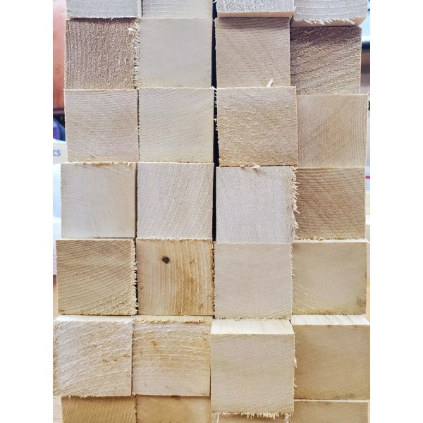 Basswood 1 1/2"×1 1/2" x 6" 12 pcs Basswood Carving