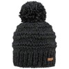 Barts Jasmin Bobble Hat Beanie Winter Hat, Dark heather
