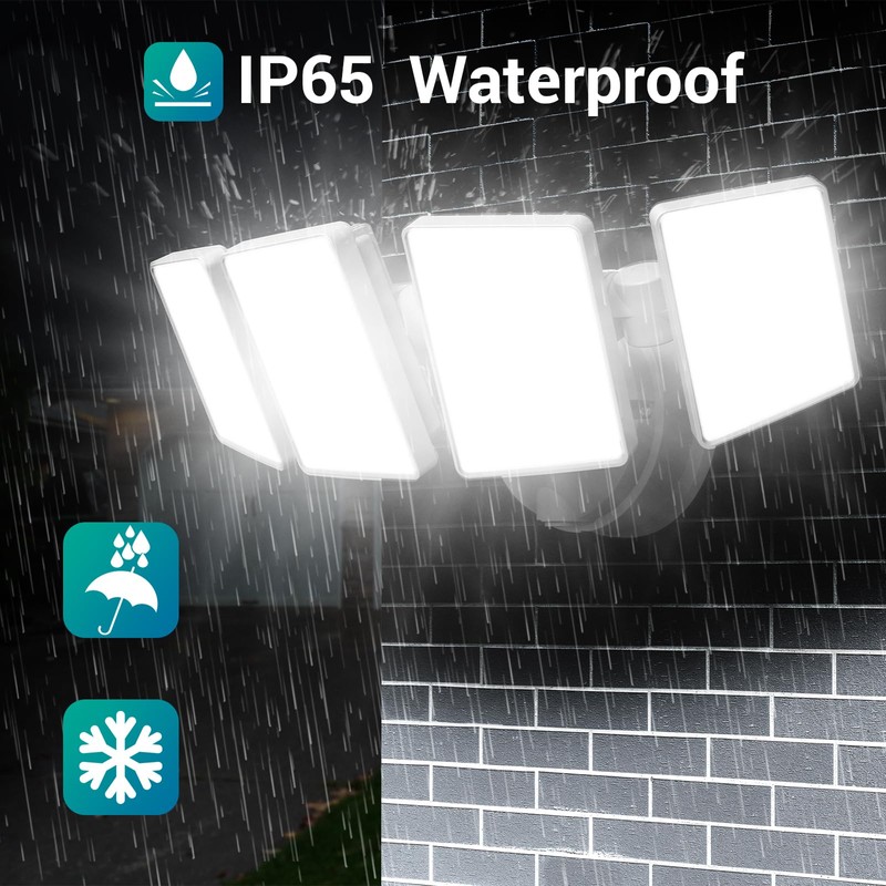USTELLAR 100W 10000lm Floods Light Outdoor, Switch Controlled LED Security