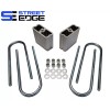 Street Edge 4" Universal Extruded Aluminum Lowering Blocks w/2* Angle