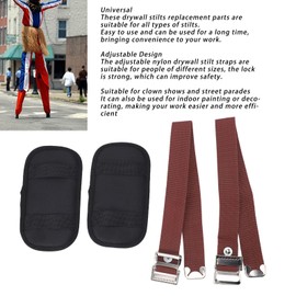 Correas para Zancos para Paneles de Yeso, Kit de Correas para Piernas para Zancos, Fijación de Piernas para Pintura y Cableado, Cómodas para Usar Todo el Día, Piezas de Repuesto