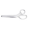 Gingher 7.5" Pinking Shears, Zigzag Blades Prevent Fraying, Chrome Plated