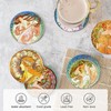 Alphonse Mucha Art Absorbent Coasters with Holder Set of 6,