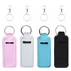 Belolvar Chapsticks Holder Keychain for Lipstick, Bright Lip Balm Lip