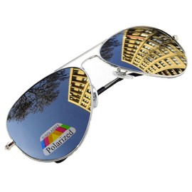 4sold Classic Unisex Polarised Sunglasses in many Colour Combinations - Silver