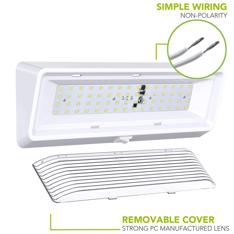 Leisure LED 2 Pack RV Exterior Porch Utility Light with