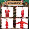 MNKXL Plus Size Santa Claus Costume for Adult,Classic 5PCS Santa