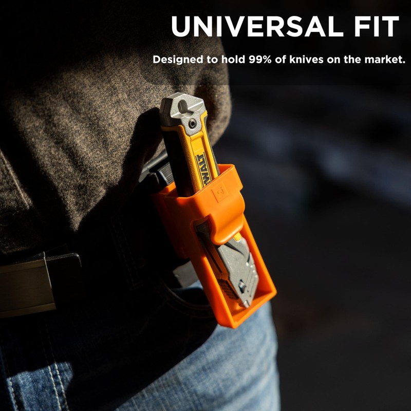 SwatClips Utility Knife Holster - Composite Holster for Home Improvement