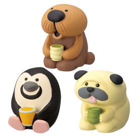 Decole Corporation HIGE RACCO HG-86993 Break Miniature Miscellaneous Goods, Miniature, Interior, Size: Approx. 1.3 x 1.4 x 1.4 inches (32 x 36 x 35 mm)