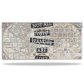 MightySkins Skin Compatible with Apple Wireless Keyboard – Who Wander | Protective, Durable, and Unique Vinyl Decal wrap Cover | Easy to Apply, Remove, and Change Styles | Made in The USA