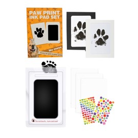 PERZUMI Paw Print Kit for Dogs, Inkless Clean Touch 3.1×4.9 in, Paw Print Kit for Dogs and Cats, Mess-Free for Puppies Kittens Pet Memorial