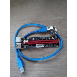 Ubit Latest PCI-E Riser Adapter Card + 60cm USB 3.0 Cable