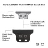 StyleCraft GAMMA Black Diamond Classic Trimmer Blade & DEEP TOOTH